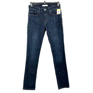 Fidelity Jeans Women’s Sz 30 Torino Slim Straight Leg Dark Wash Mid Rise Pockets
